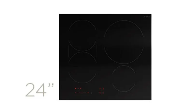 Elica - 24.8 Inch Induction Cooktop in Black - EIV424BL Black