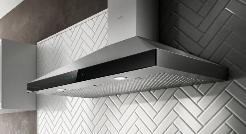 Elica - 30 Inch 600 CFM Wall Mount and Chimney Range Vent in Stainless - EVR630S2 Stainless