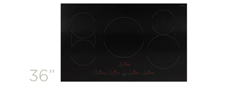 Elica - 36.1 Inch Induction Cooktop in Black - EIV536BL Black
