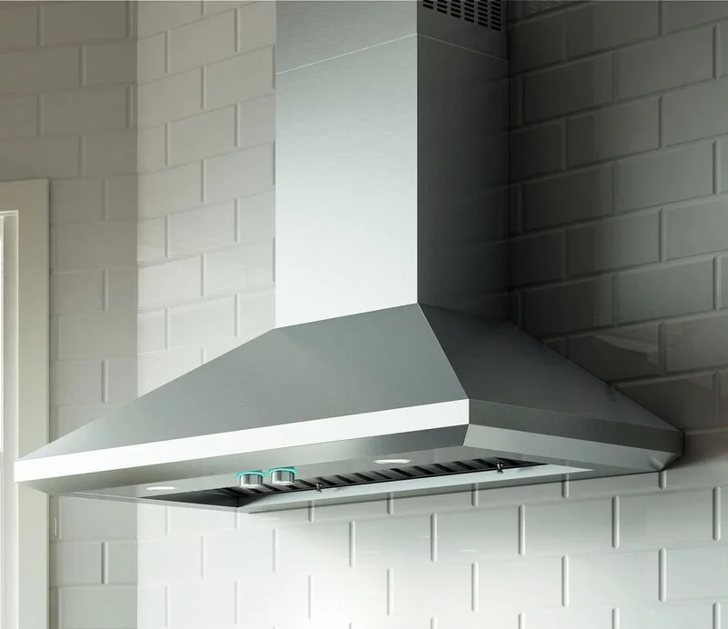 Elica - 36 Inch 1200 CFM Wall Mount and Chimney Range Vent in Stainless - ELN136S2 Stainless