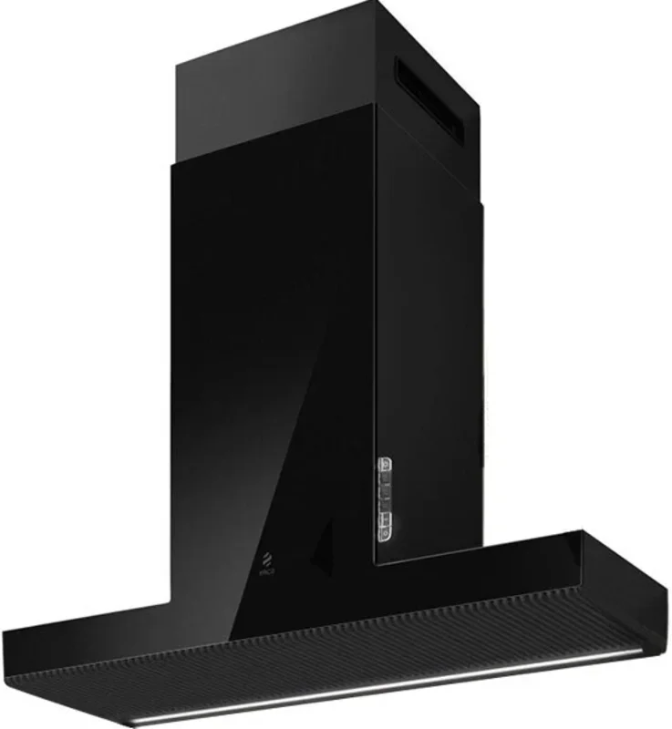 Elica - 36 Inch 600 CFM Wall Mount and Chimney Range Vent in Black - EHK636BL Black
