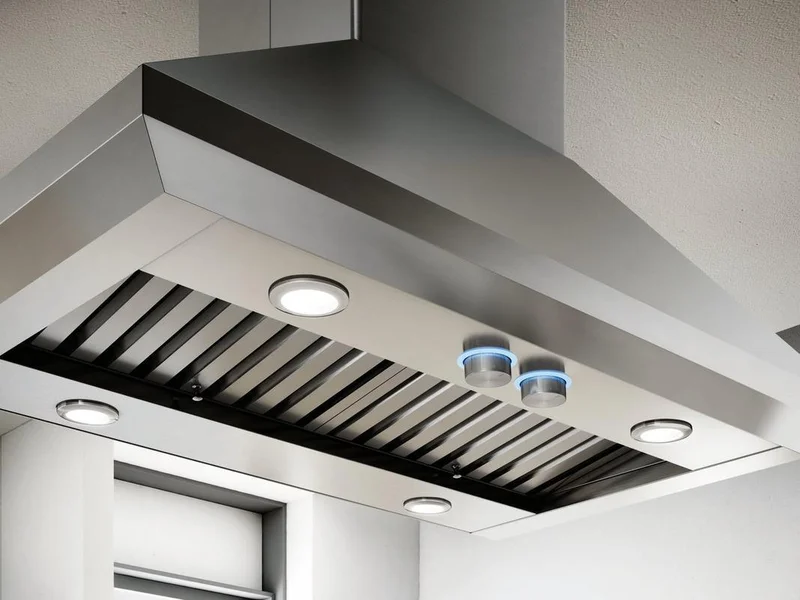 Elica - 42 Inch 1200 CFM Island Range Vent in Stainless - ELI142S2 Stainless