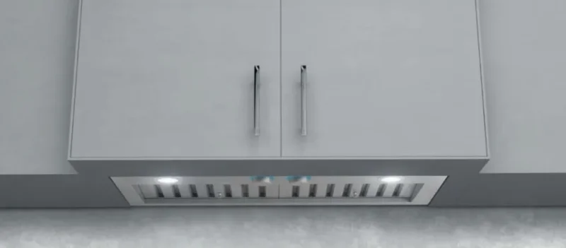 Elica - 46 Inch 1200 CFM Under Cabinet Range Vent in Stainless - ESC146SS Stainless