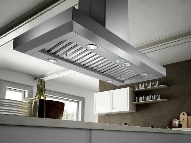 Elica - 48 Inch 600 CFM Island Range Vent in Stainless - EVI648S1 STAINLESS STEEL