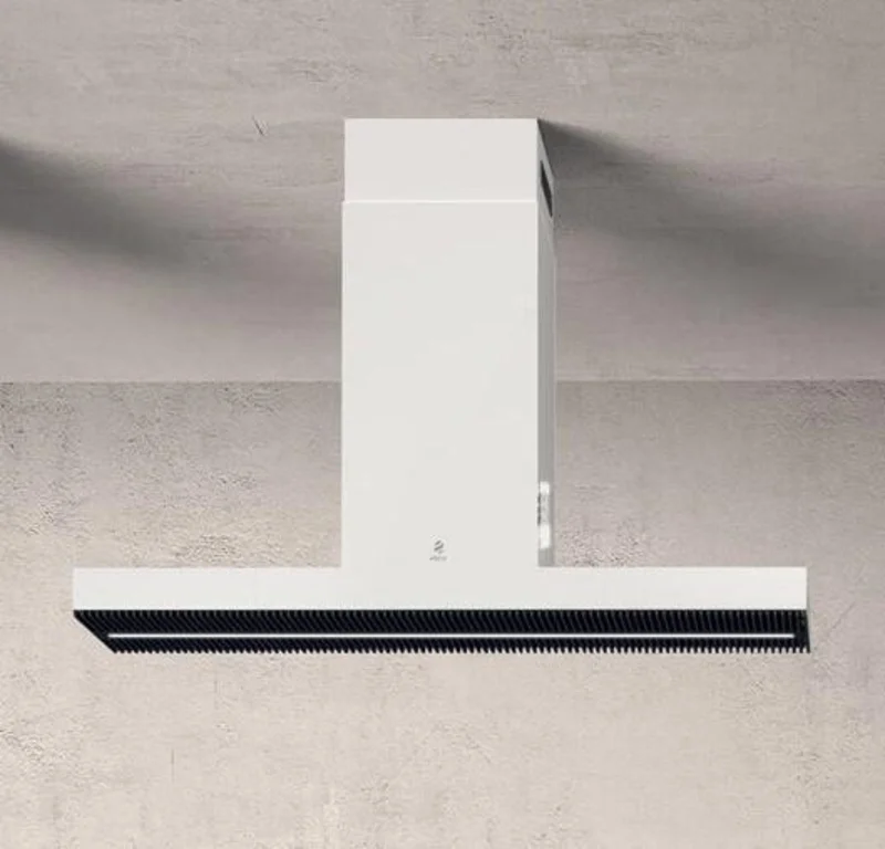 Elica - 48 Inch 600 CFM Island Range Vent in White - EHI648WH White