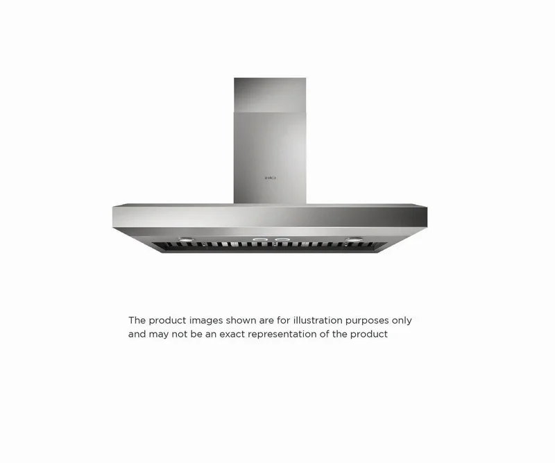 Elica - 48 Inch 600 CFM Wall Mount and Chimney Range Vent in Stainless - EVV648S1 Stainless