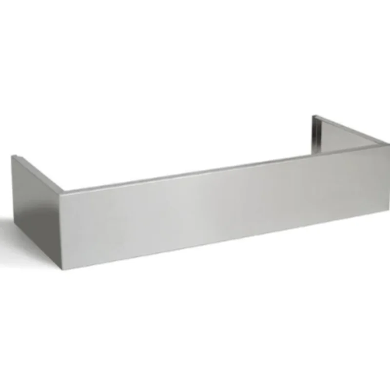 Elica - 6 Inch Range Hood Vent Duct Cover Ventilation Accessory in Stainless - KIT0156641 Stainless