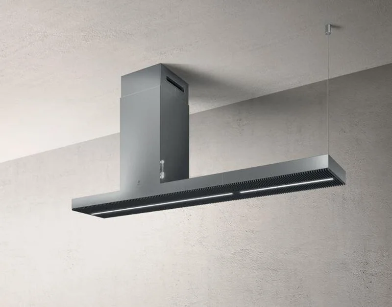 Elica - 70 Inch 600 CFM Island Range Vent in Stainless - EHI670SS Stainless