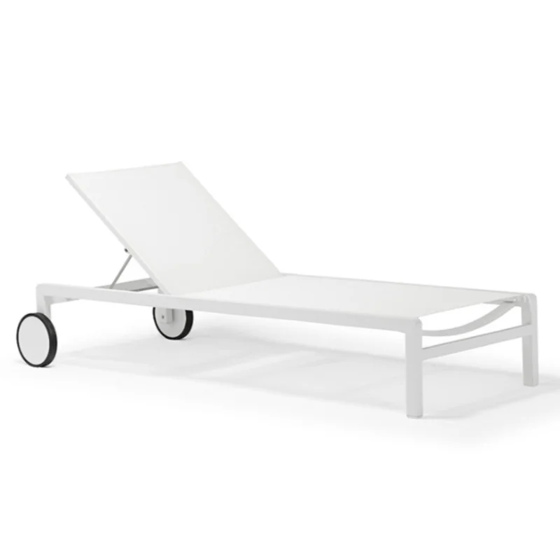 Ella Chaise Lounge, White