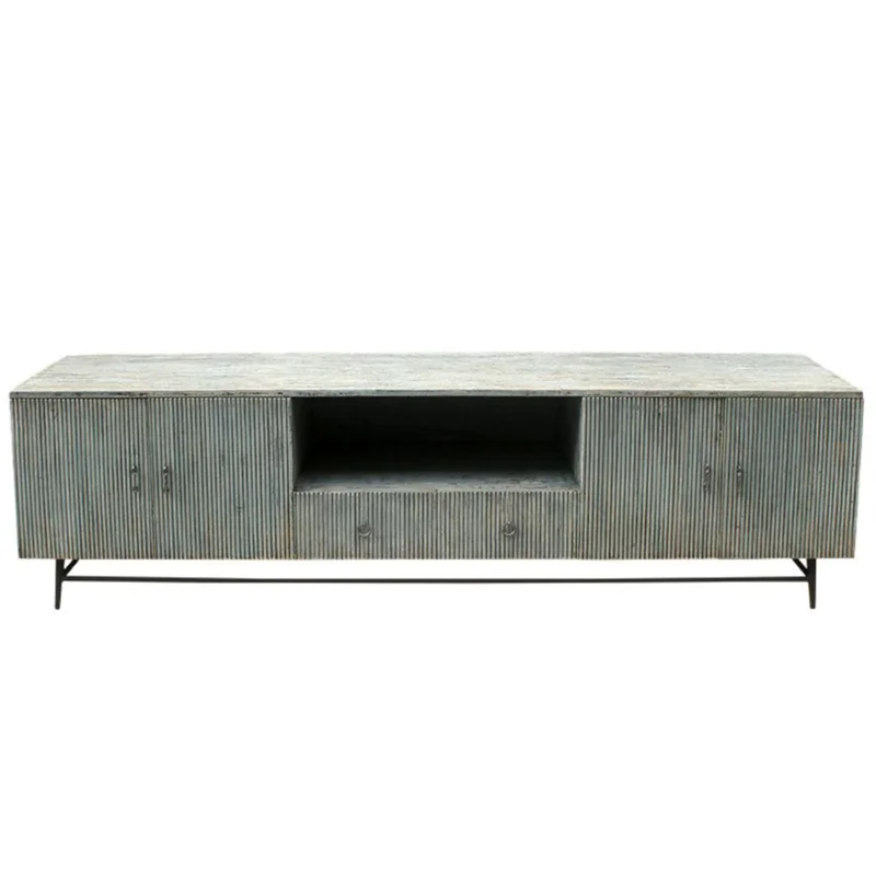Elm Media Console, 79"L x 18"W x 24"D