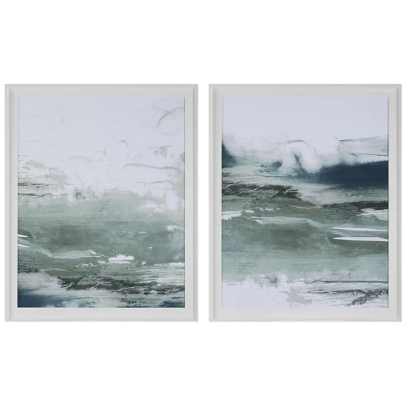Emerald Daze Framed Print, 2 Styles, 44"W X 54"H