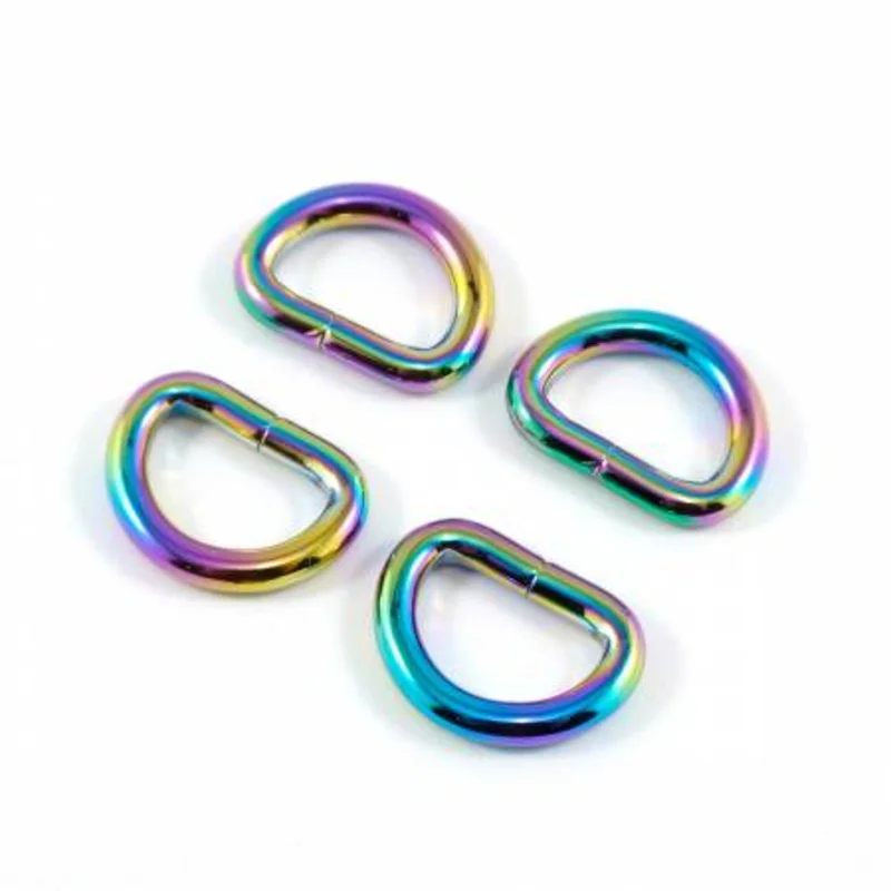 Emmaline Bags: 1/2" D-rings-Rainbow