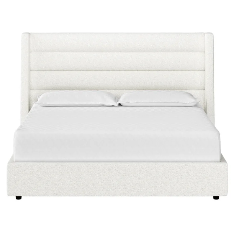 Emmit Bed- Merino Pearl, King & Queen