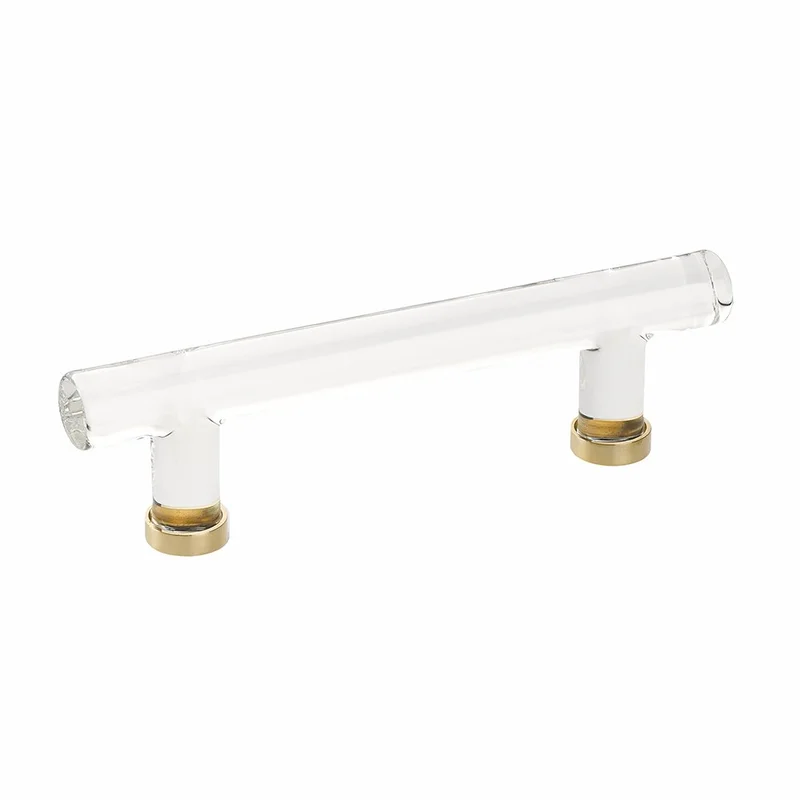 Emtek - Glass Collection - Modern Glass Bar Pull Cabinet Pull