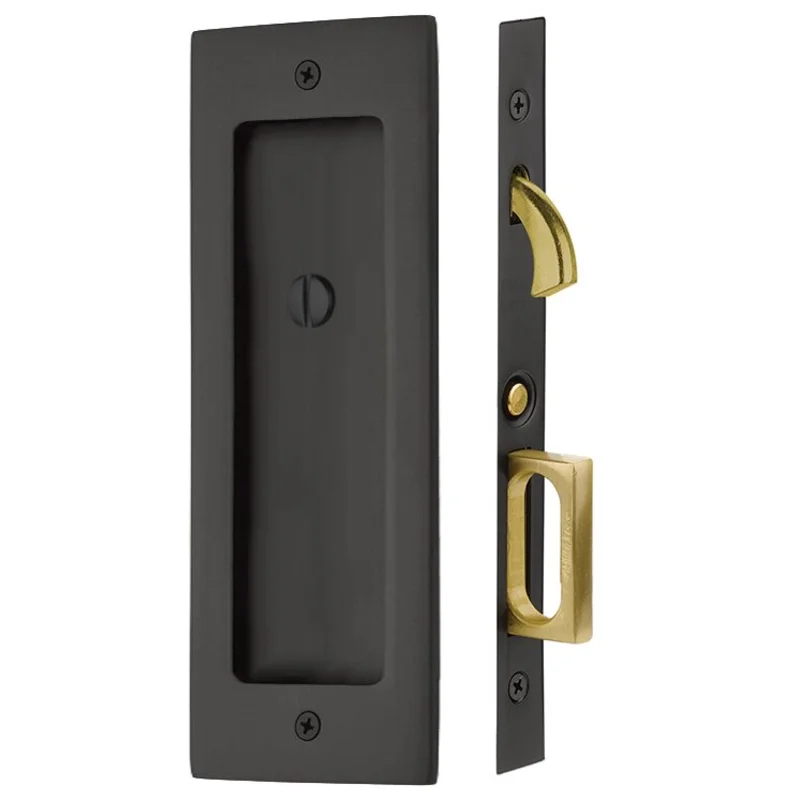 Emtek Modern Rectangular Pocket Door Mortise Lock