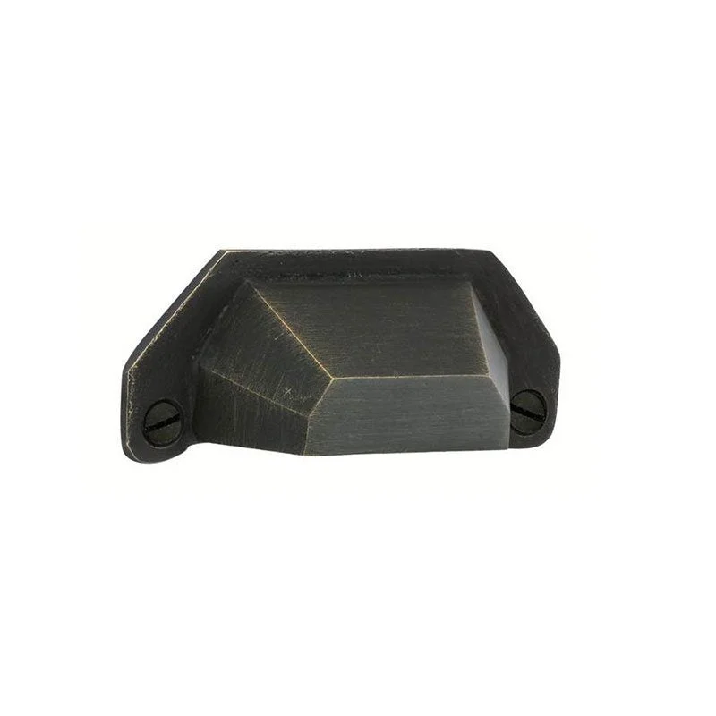 Emtek - Sandcast Bronze Collection - Sandcast Bronze Bin Pull