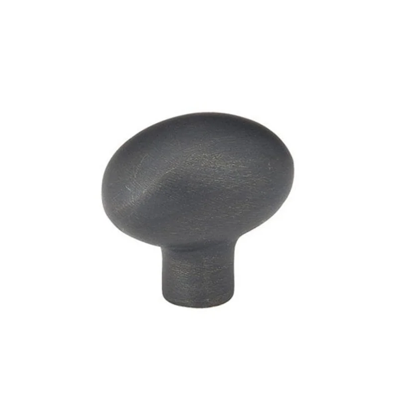 Emtek - Sandcast Bronze Collection - Sandcast Bronze Egg Cabinet Knob