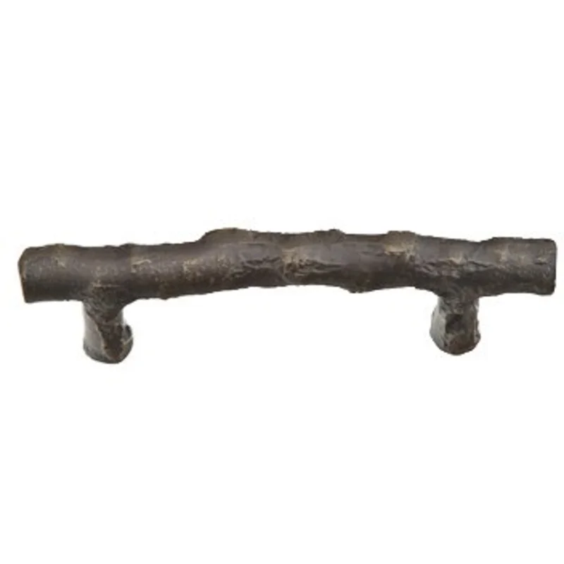 Emtek - Sandcast Bronze Collection - Sandcast Bronze Twig Cabinet Pull