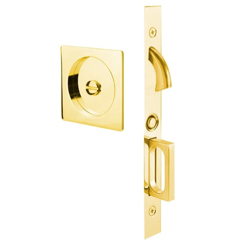 Emtek Square Pocket Door Mortise Lock