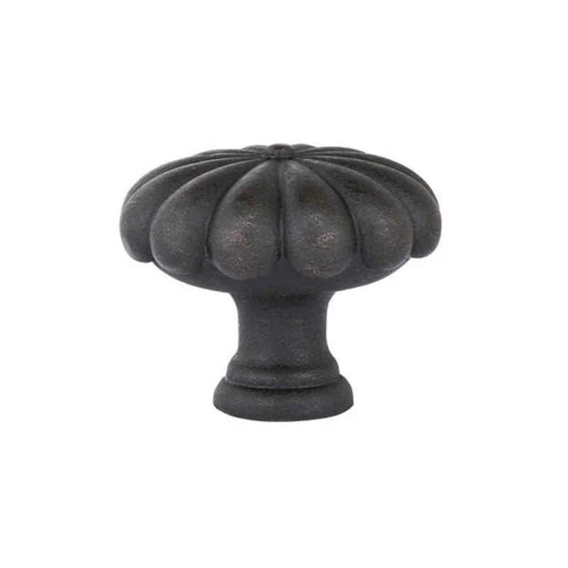 Emtek - Tuscany Bronze Collection - Tuscany Bronze Fluted Round Cabinet Knob