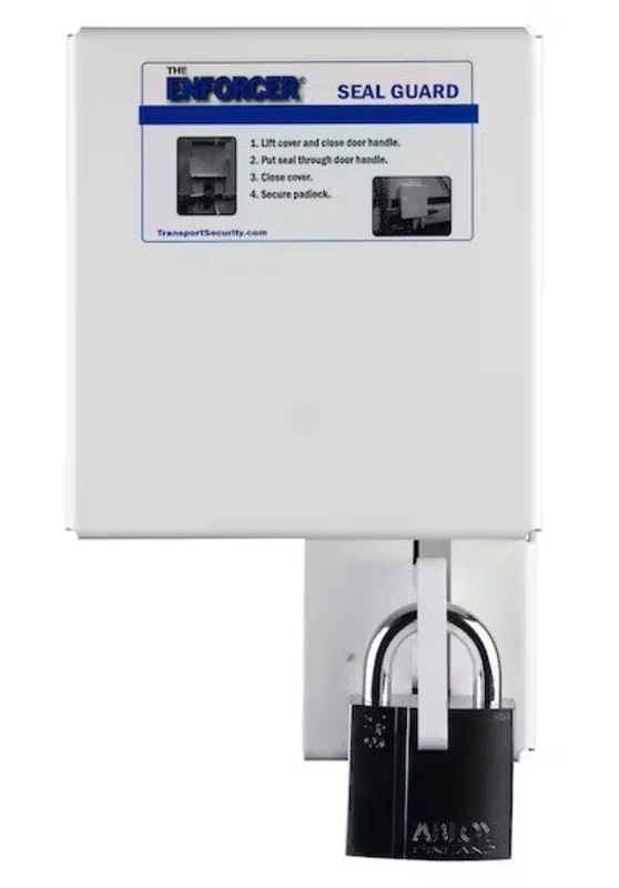 Enforcer 5900 White Mounted Trailer Seal Guard Lock
