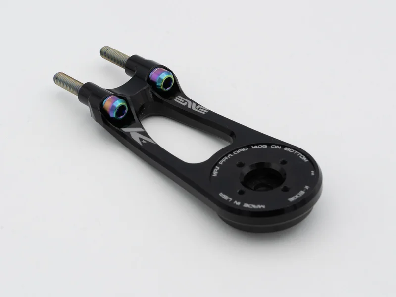 Enve Stem K-Edge Garmin Mount Bolt Kit (2 Bolts) - Titanium Rainbow Oil Slick