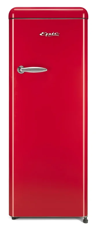Epic - 21.5 Inch 9 cu. ft All Fridge Refrigerator in Red - ERAR88RED Red