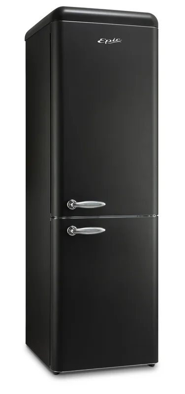 Epic - 23 Inch 11 cu. ft Bottom Mount Refrigerator in Black - ERFF111BL Black