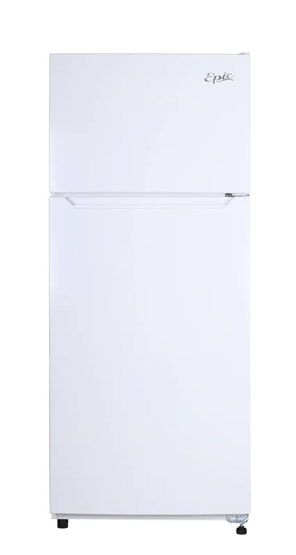 Epic - 27.87 Inch 14.8 cu. ft Top Mount Refrigerator in White - EFF148W-1 White