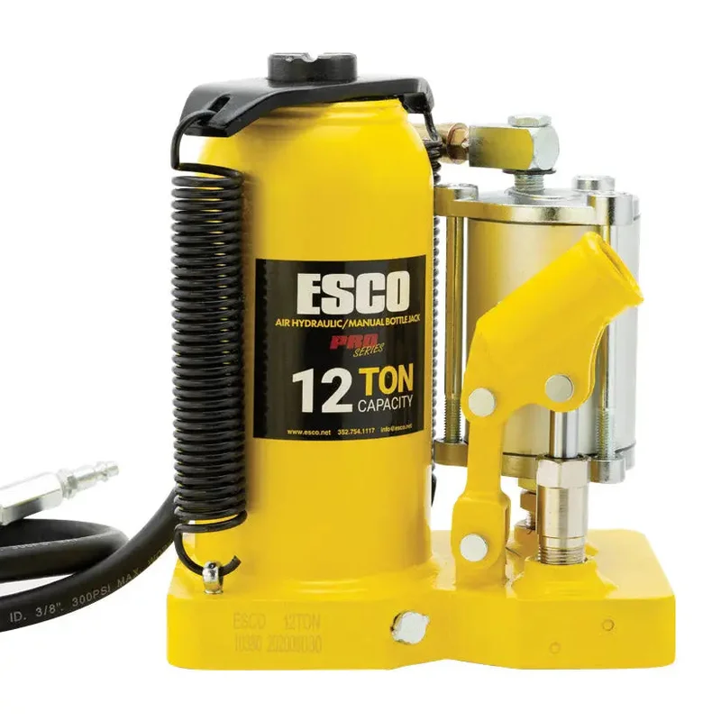 Esco 10380 Pro Series 12 Ton Air Hydraulic Bottle Jack
