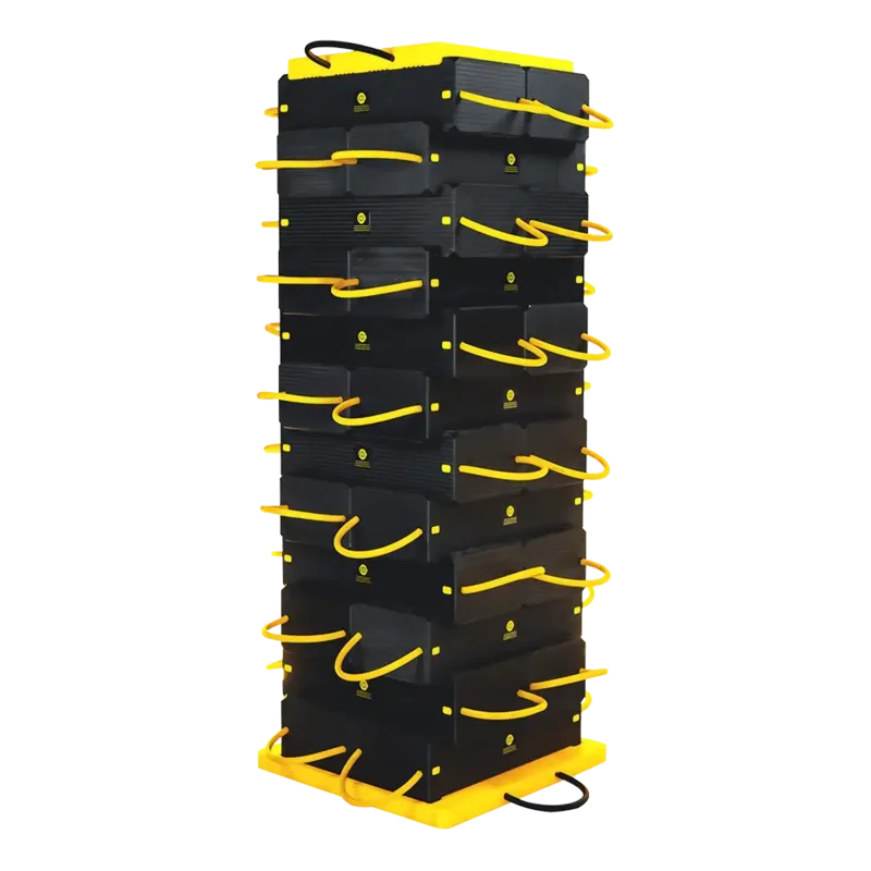 Esco 20-pcs CribLok Cribbing System w/ Plates, 47" Max Height - 12538