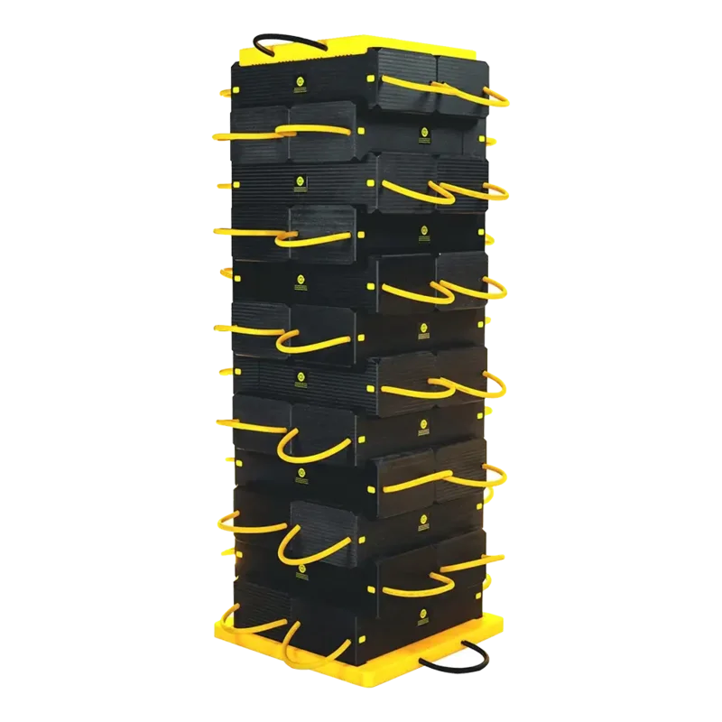 Esco 26-pcs Cribbing Kit with Stability Plates, 63" Max Height - 12532