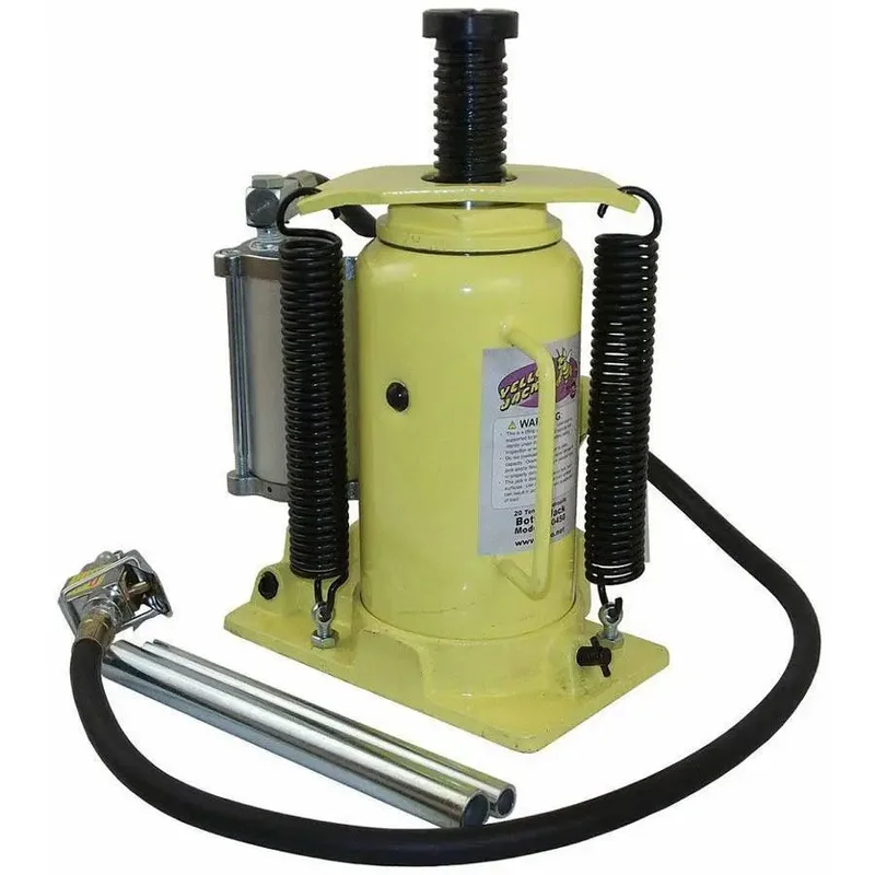 Esco Yellow Jackit 20 Ton Air/Manual Bottle Jack