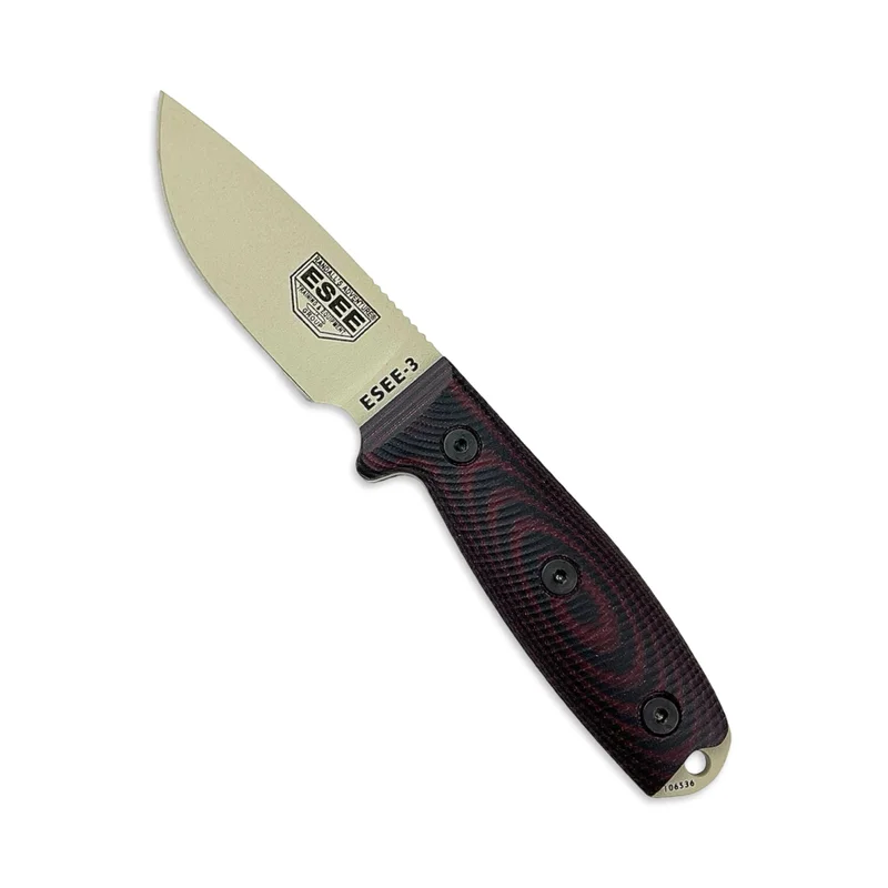 ESEE 3 - 3PMDT-004 - Desert Tan Blade