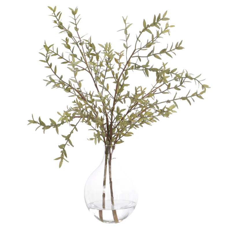 Eucalyptus Branch, Faux Watergarden, 27"