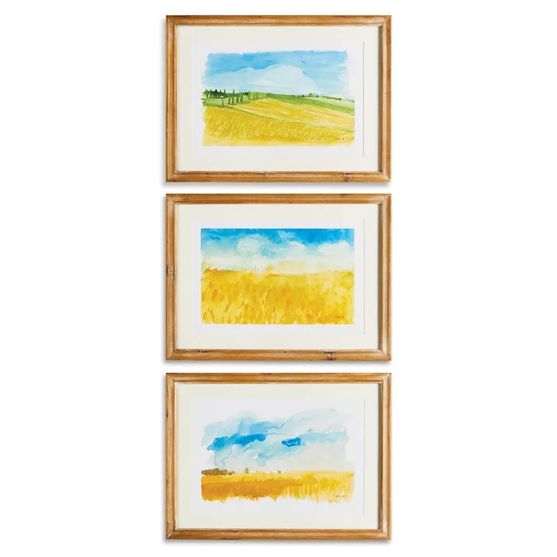 European Landscape Prints, 3 Styles