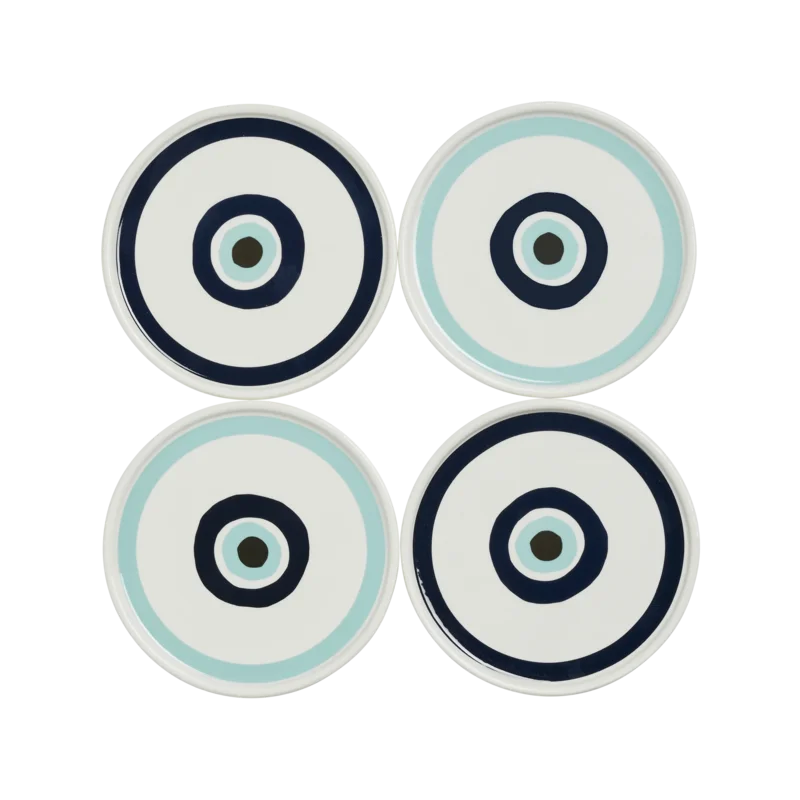 Evil Eye Coasters, Set of 4