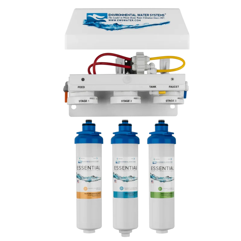 EWS - Reverse Osmosis Systems - Essential RO3 3-Stage Filtration System (w/ Dispenser)