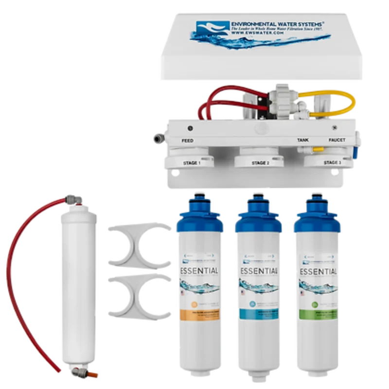 EWS - Reverse Osmosis Systems - Essential RO4 4-Stage Filtration System (w/ Dispenser)