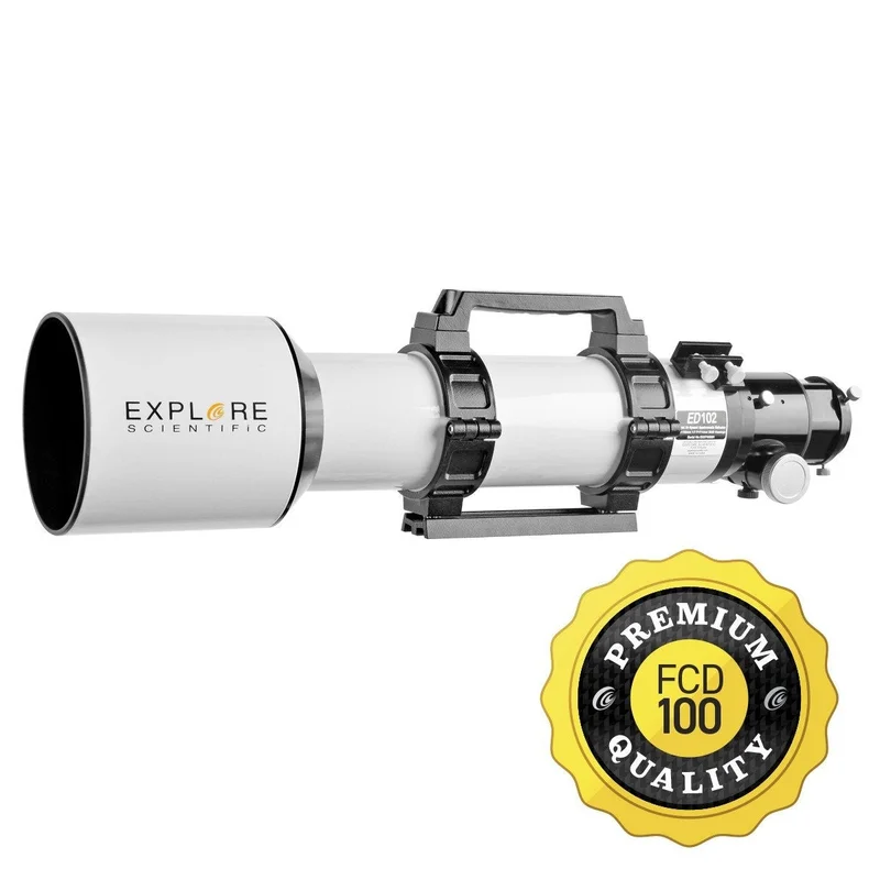 Explore Scientific 102mm f/7 Classic White FCD100 ED Triplet Refractor