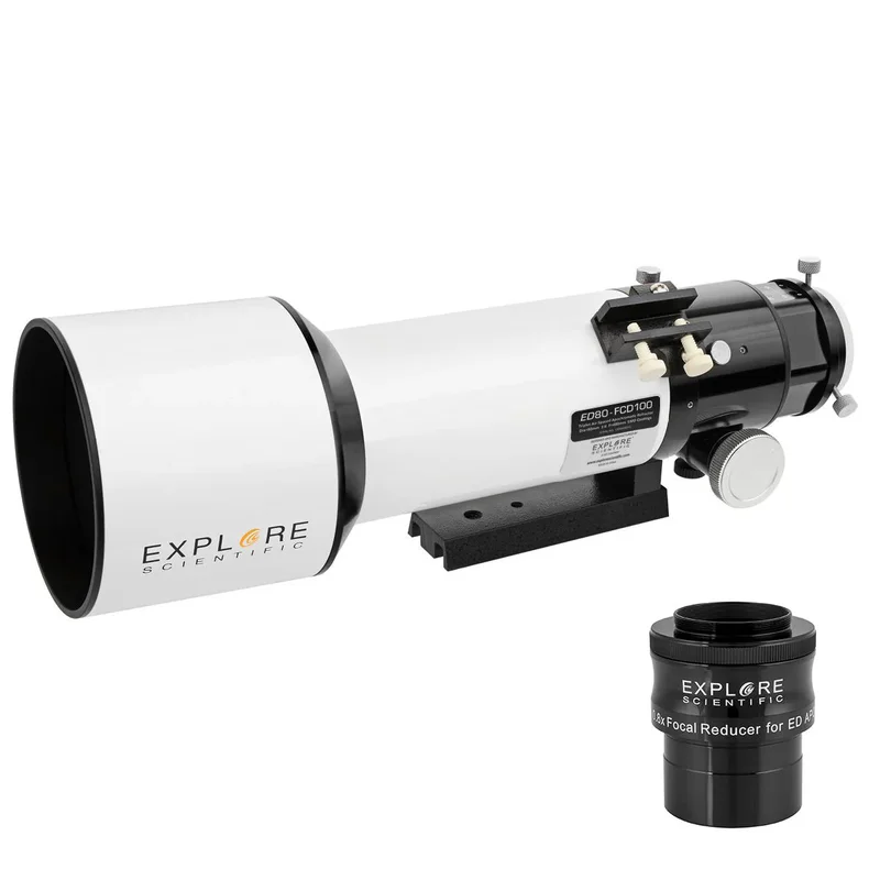 Explore Scientific FCD100 ED80 APO Triplet with 0.8x Reducer (OTA Package)