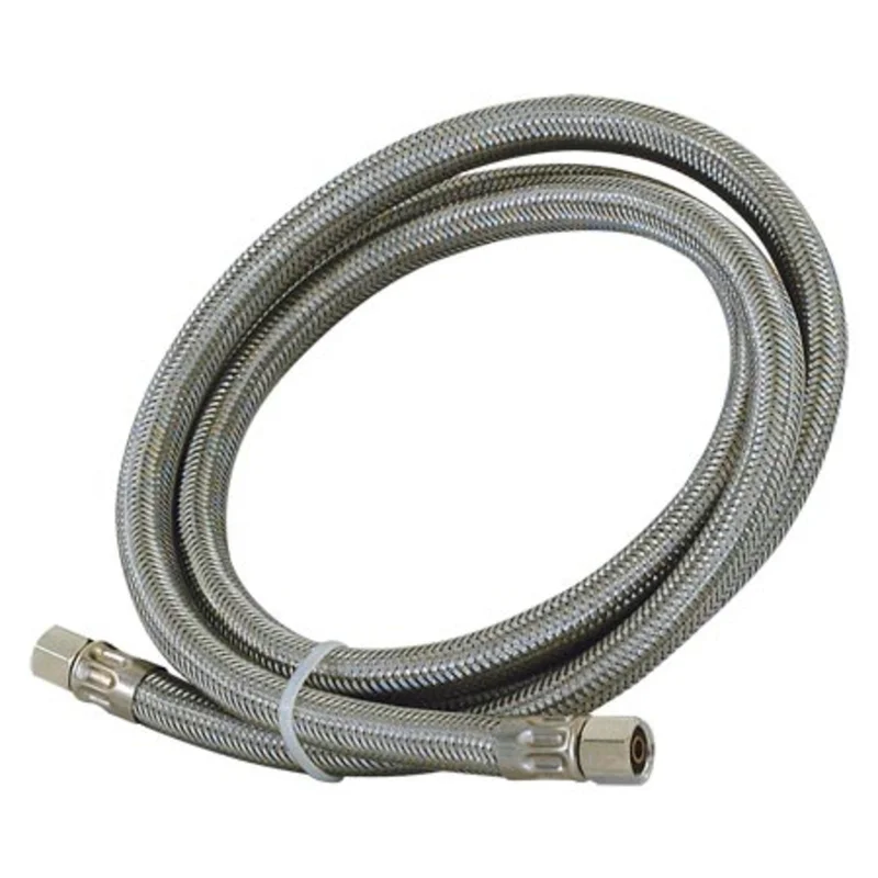 EZ FLO - 5 Inch Ice Maker Supply Line in Stainless - 48387 STAINLESS STEEL