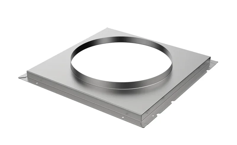 Faber - Duct Plate in Stainless - FLANGE10 Stainless