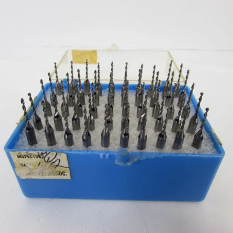 Factory Resharpened Carbide Drill Bits  #58 (.042")  50 Pieces