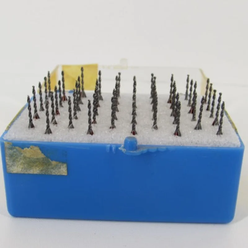 Factory Resharpened Carbide Drill Bits  #59 (.041" / 1.05mm)  50 Pieces