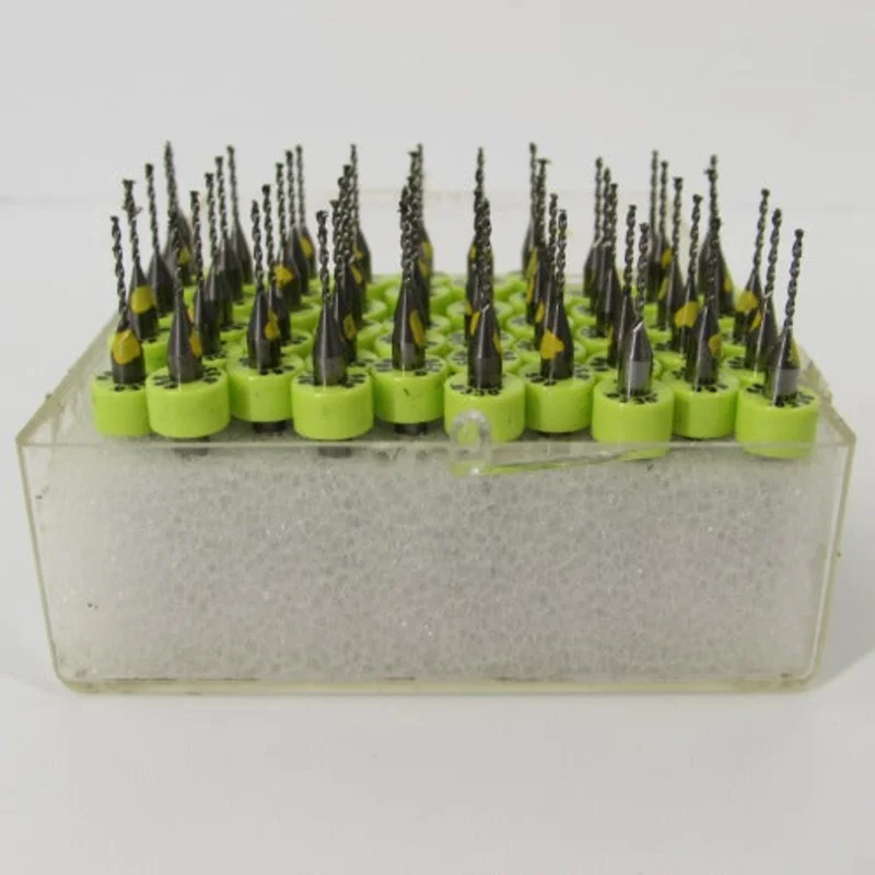 Factory Resharpened Carbide Drill Bits  #66 (.0335" / 0.85mm)  50 Pieces