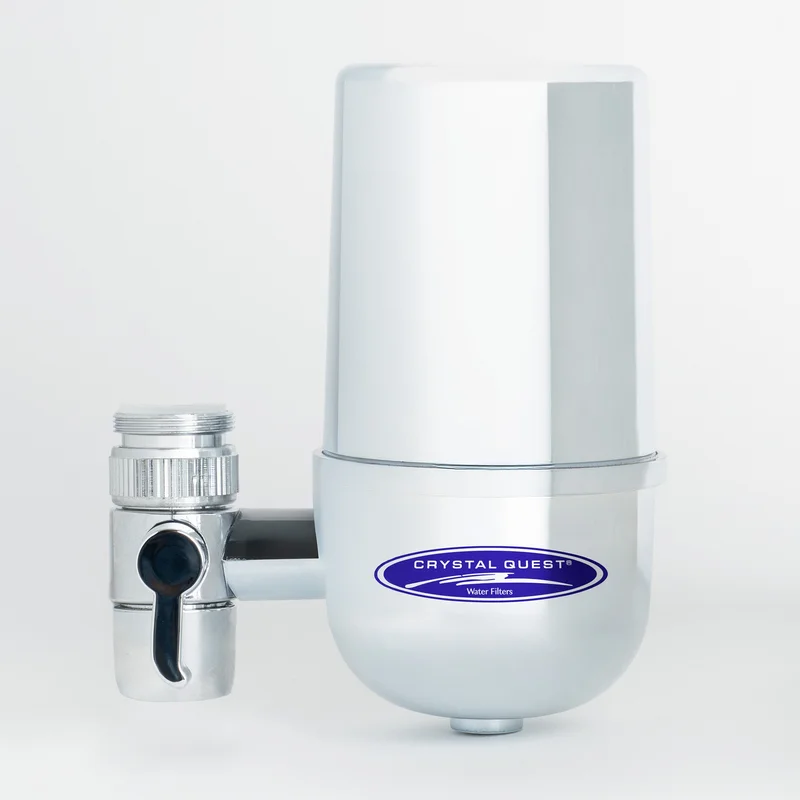 Faucet Mount Water Filter System (6 Stages) Chrome