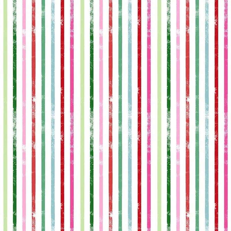 FELINE FESTIVE: Weathered Stripe (1/4 Yard)