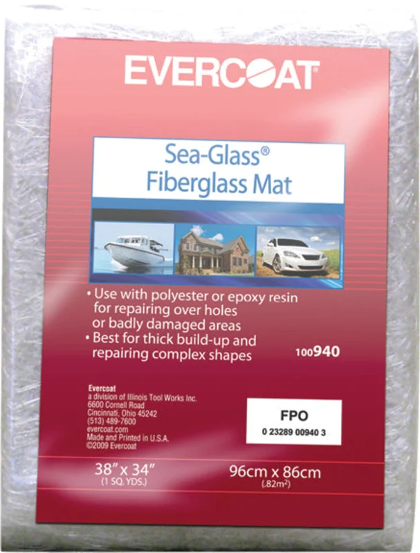 Fibre-Glass Evercoat 38" x 34" Sea-Glass Fiberglass Mat #940