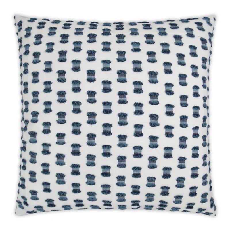 Fifi Indoor/Outdoor Pillow, Indigo, 22" x 22"